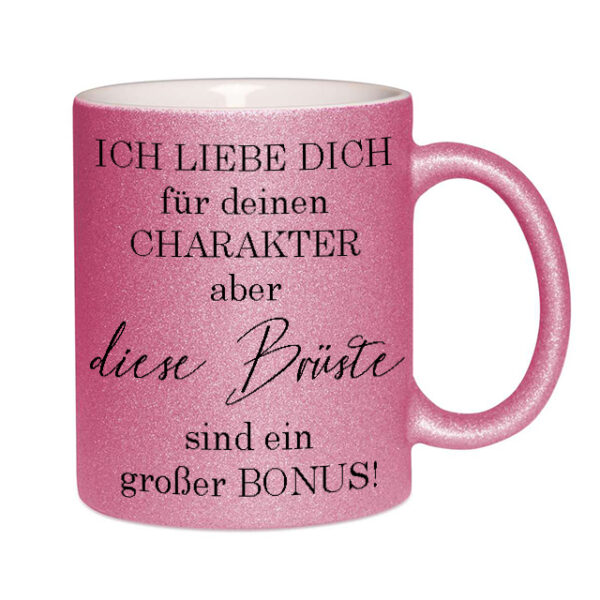 Tasse ich liebe dich für deinen Charakter aber diese Brüste sind ein großer Bonus